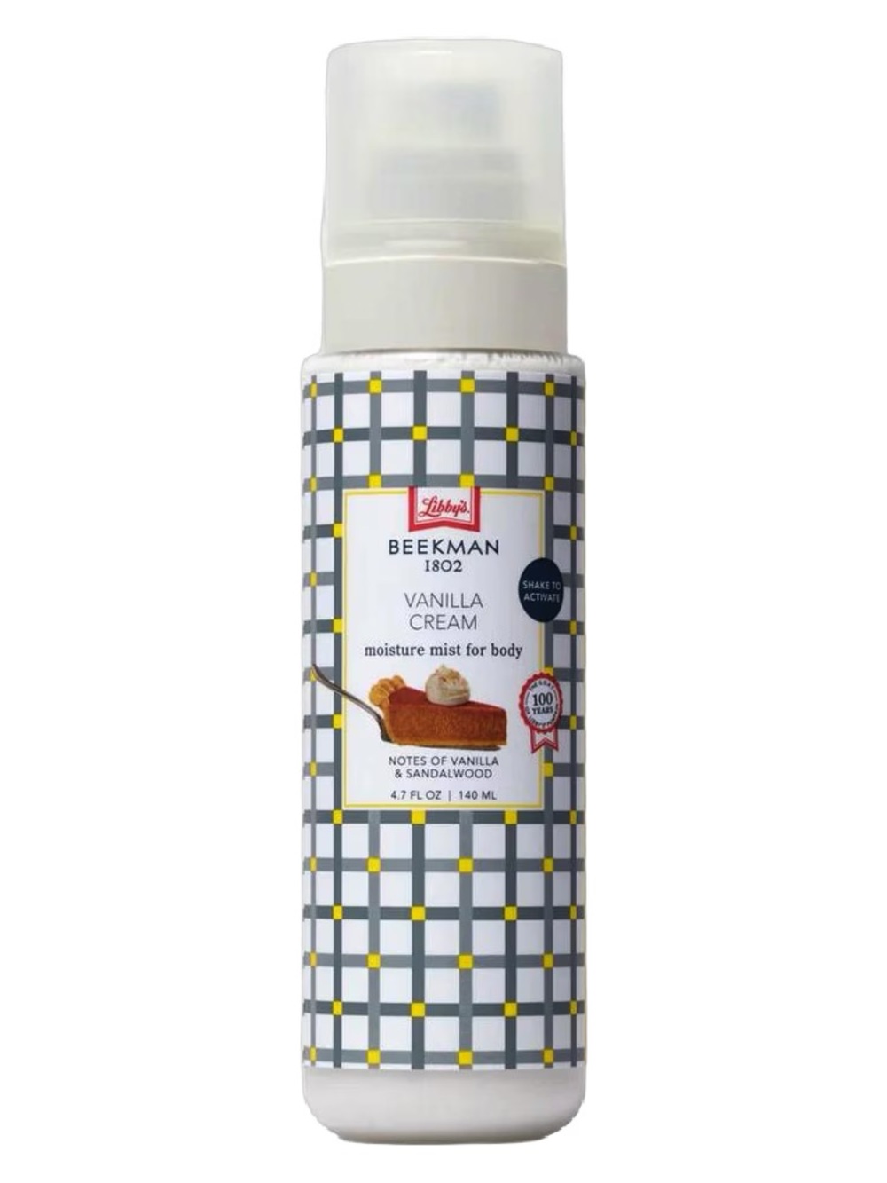 Beekman 1802 x Libby's Vanilla Cream Milk Shake Body Moisture Mist- limited edit